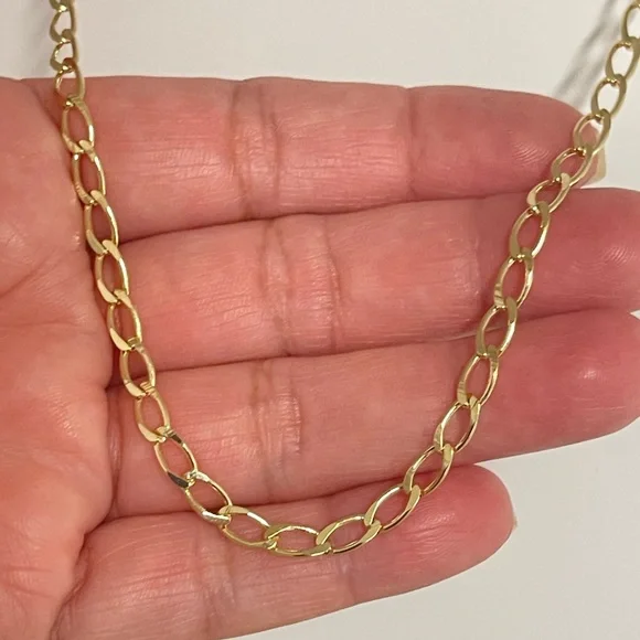 18k Gold Filled Oval Link Chain - Picture 4 of 5